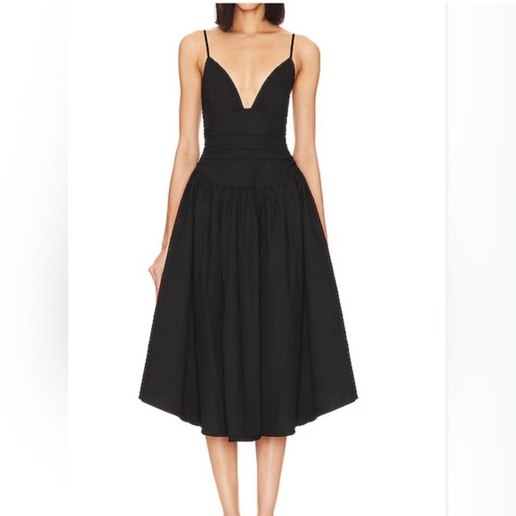 REVOLVE / NBD Hela Midi Dress in Black - Picture 7 of 7